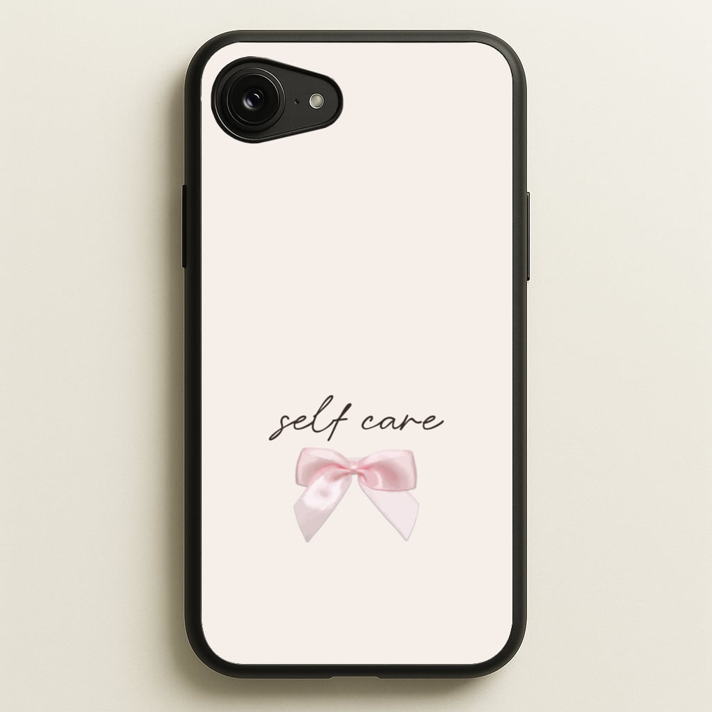Self Care  - Clean Girl Aesthetic Phone Case for iPhone 16e