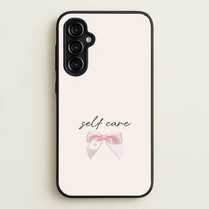Self Care  - Clean Girl Aesthetic Phone Case for Galaxy A54