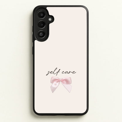 Self Care  - Clean Girl Aesthetic Phone Case for Galaxy A34