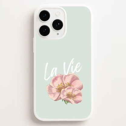 La Vie  - Clean Girl Aesthetic Phone Case for iPhone 16 Pro Max