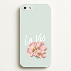 La Vie  - Clean Girl Aesthetic Phone Case for iPhone 5 / 5s / SE 2016