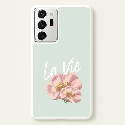 La Vie  - Clean Girl Aesthetic Phone Case for Galaxy Note 20 Ultra