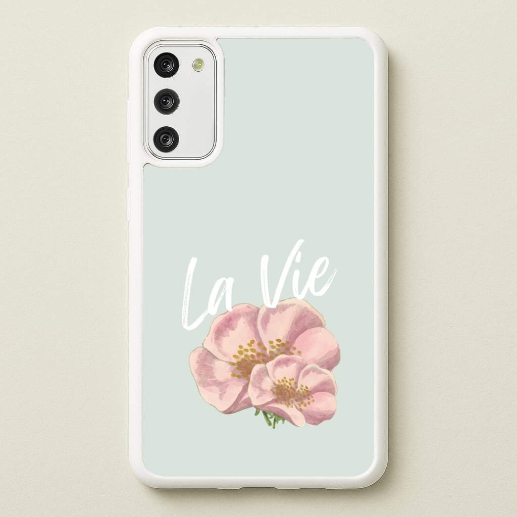 La Vie  - Clean Girl Aesthetic Phone Case for Galaxy A41