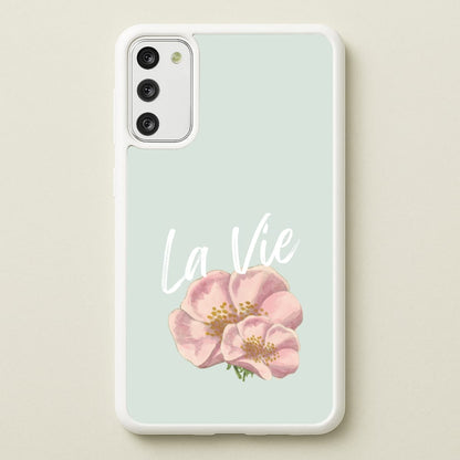 La Vie  - Clean Girl Aesthetic Phone Case for Galaxy A41