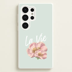 La Vie  - Clean Girl Aesthetic Phone Case for Galaxy S25 Ultra