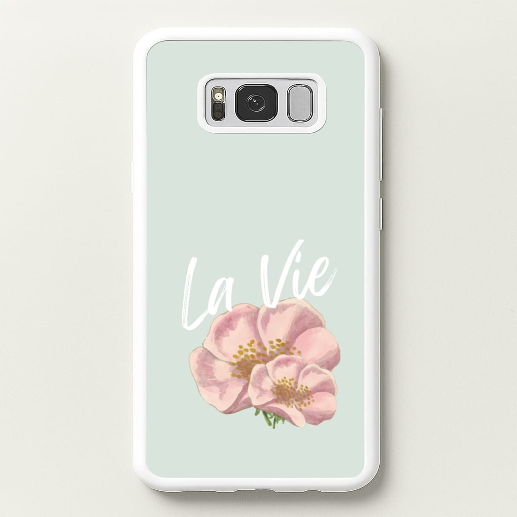 La Vie  - Clean Girl Aesthetic Phone Case for Galaxy S8