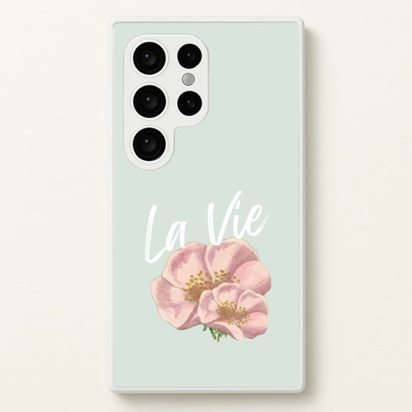 La Vie  - Clean Girl Aesthetic Phone Case for Galaxy S24 Ultra