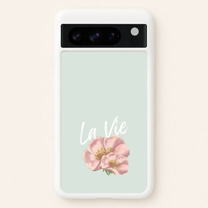 La Vie  - Clean Girl Aesthetic Phone Case for Google Pixel 8 Pro