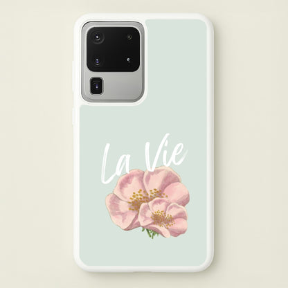 La Vie  - Clean Girl Aesthetic Phone Case for Galaxy S20 Ultra