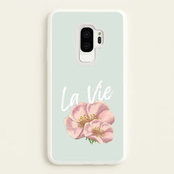 La Vie  - Clean Girl Aesthetic Phone Case for Galaxy S9 Plus