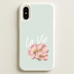 La Vie  - Clean Girl Aesthetic Phone Case for iPhone X / XS
