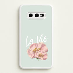 La Vie  - Clean Girl Aesthetic Phone Case for Galaxy S10e