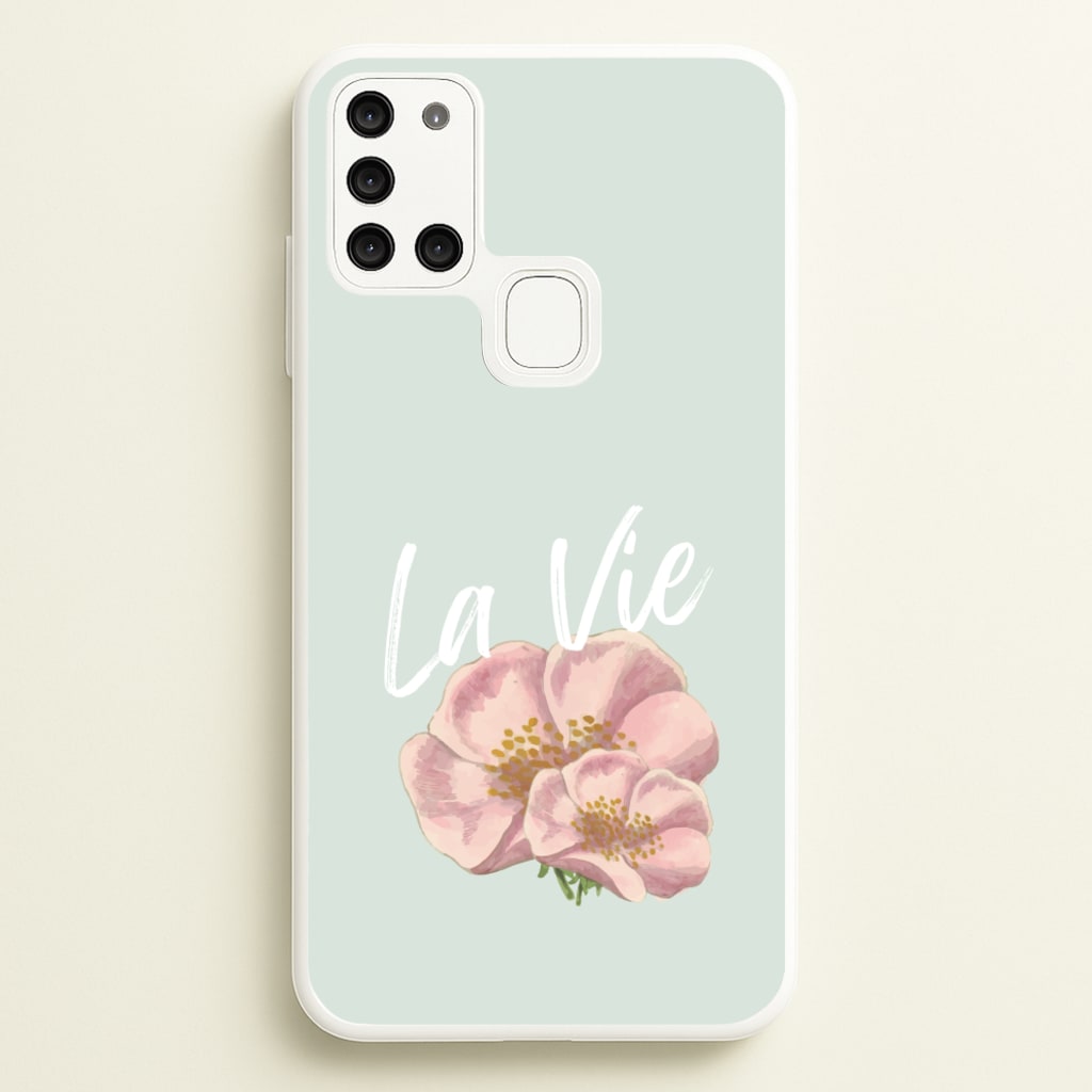 La Vie  - Clean Girl Aesthetic Phone Case for Galaxy A21s