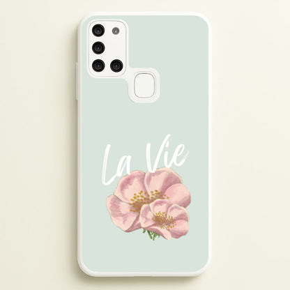 La Vie  - Clean Girl Aesthetic Phone Case for Galaxy A21s