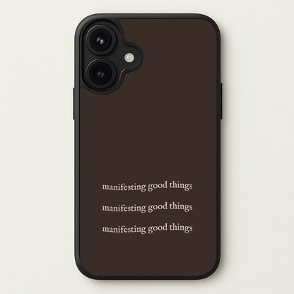 Manifesting Good Things Phone Case for iPhone 17