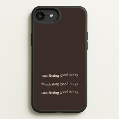 Manifesting Good Things  - Clean Girl Aesthetic Phone Case for iPhone 6 Plus / 7 Plus / 8 Plus