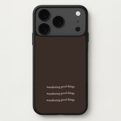 Manifesting Good Things Phone Case for iPhone 17 Pro