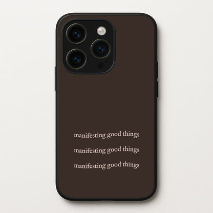 Manifesting Good Things  - Clean Girl Aesthetic Phone Case for iPhone 15 Pro Max