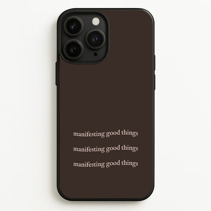 Manifesting Good Things  - Clean Girl Aesthetic Phone Case for iPhone 11 Pro Max