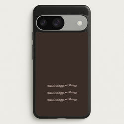 Manifesting Good Things  - Clean Girl Aesthetic Phone Case for Google Pixel 9 / 9 Pro
