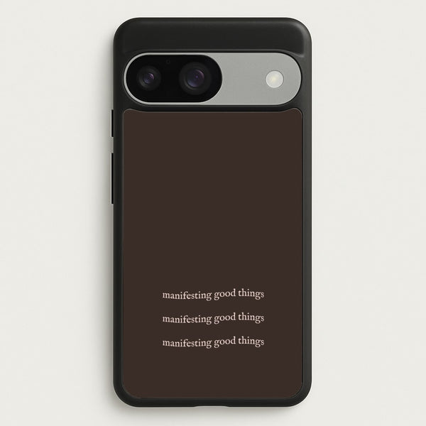 Manifesting Good Things  - Clean Girl Aesthetic Phone Case for Google Pixel 9 / 9 Pro