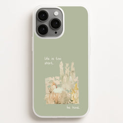 Life Is Too Short  - Clean Girl Aesthetic Phone Case for iPhone 11 Pro