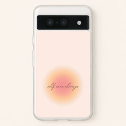 Self Care Always  - Clean Girl Aesthetic Phone Case for Google Pixel 8