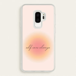 Self Care Always  - Clean Girl Aesthetic Phone Case for Galaxy S9 Plus