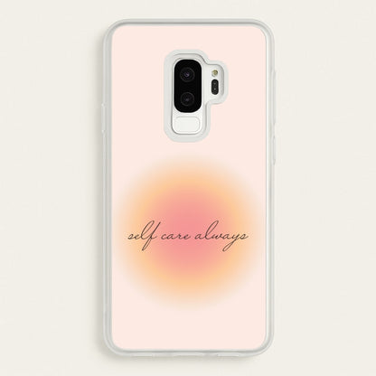Self Care Always  - Clean Girl Aesthetic Phone Case for Galaxy S9 Plus