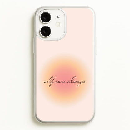 Self Care Always  - Clean Girl Aesthetic Phone Case for iPhone 11