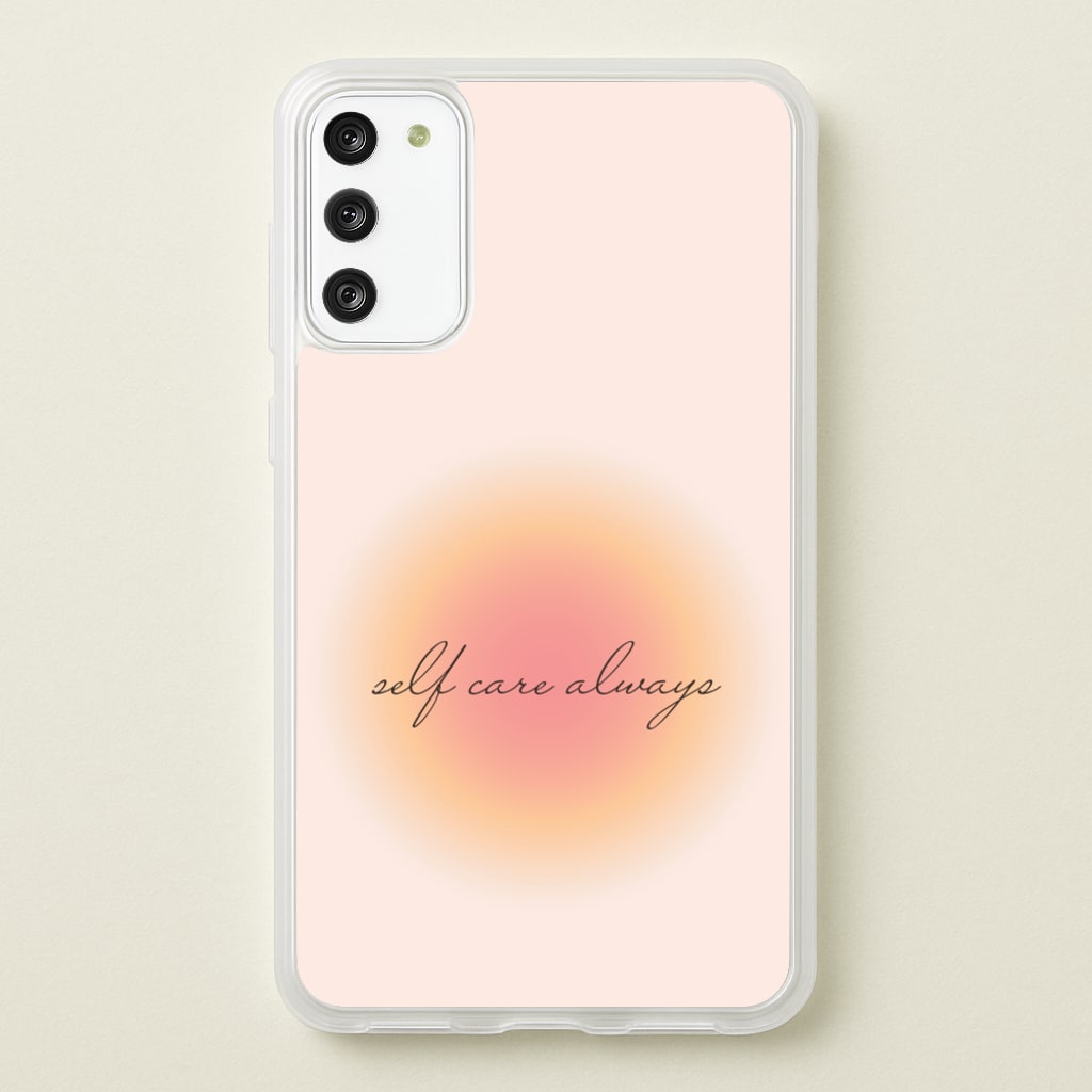 Self Care Always  - Clean Girl Aesthetic Phone Case for Galaxy A41
