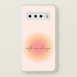 Self Care Always  - Clean Girl Aesthetic Phone Case for Galaxy S10