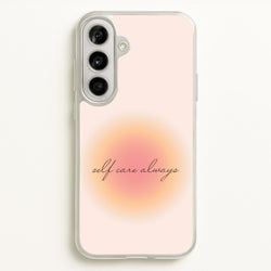 Self Care Always  - Clean Girl Aesthetic Phone Case for Galaxy A56