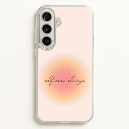 Self Care Always  - Clean Girl Aesthetic Phone Case for Galaxy A56