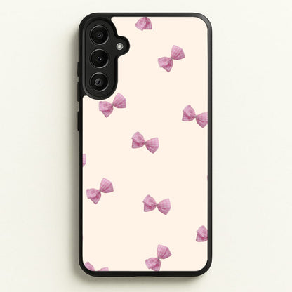 Pink Coquette Bows  - Clean Girl Aesthetic Phone Case for Galaxy A36