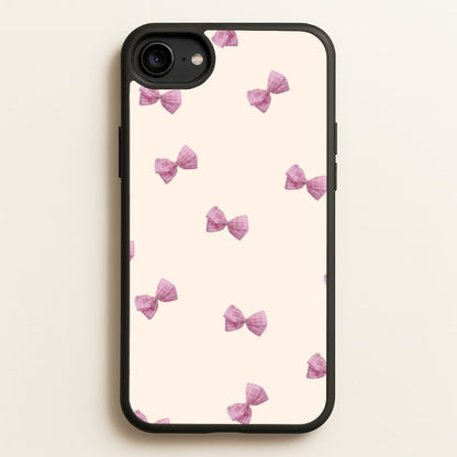 Pink Coquette Bows  - Clean Girl Aesthetic Phone Case for iPhone 6 / 7 / 8 / SE