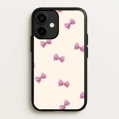 Pink Coquette Bows  - Clean Girl Aesthetic Phone Case for iPhone 12 Mini