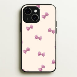 Pink Coquette Bows  - Clean Girl Aesthetic Phone Case for iPhone 15