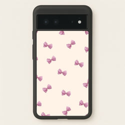 Pink Coquette Bows  - Clean Girl Aesthetic Phone Case for Google Pixel 6