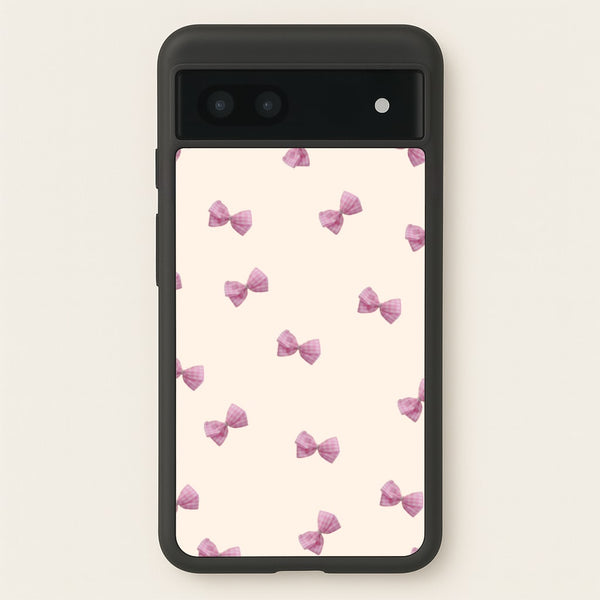 Pink Coquette Bows  - Clean Girl Aesthetic Phone Case for Google Pixel 7a