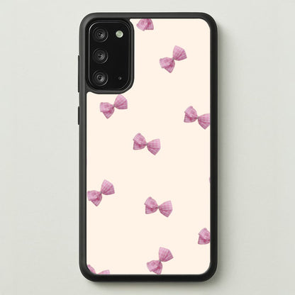 Pink Coquette Bows  - Clean Girl Aesthetic Phone Case for Galaxy Note 20