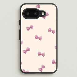 Pink Coquette Bows  - Clean Girl Aesthetic Phone Case for Google Pixel 9a