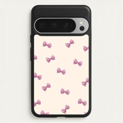 Pink Coquette Bows  - Clean Girl Aesthetic Phone Case for Google Pixel 9 Pro XL