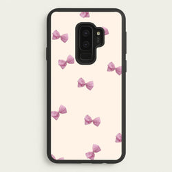 Pink Coquette Bows  - Clean Girl Aesthetic Phone Case for Galaxy S9 Plus