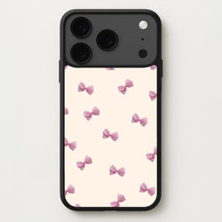 Pink Coquette Bows Phone Case for iPhone 17 Pro