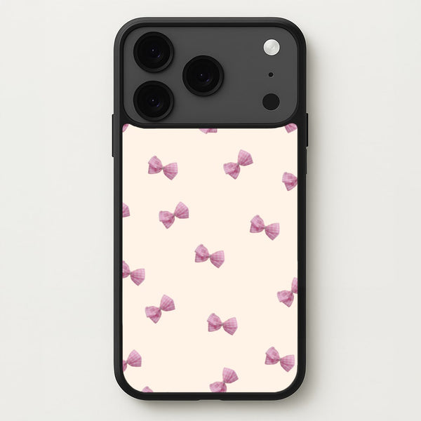 Pink Coquette Bows Phone Case for iPhone 17 Pro