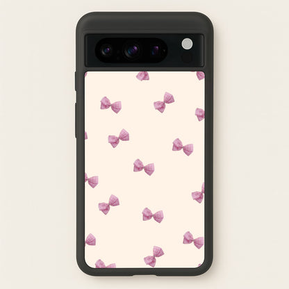 Pink Coquette Bows  - Clean Girl Aesthetic Phone Case for Google Pixel 8 Pro