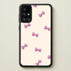 Pink Coquette Bows  - Clean Girl Aesthetic Phone Case for Galaxy A71
