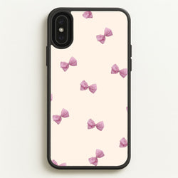 Pink Coquette Bows  - Clean Girl Aesthetic Phone Case for iPhone XS Max