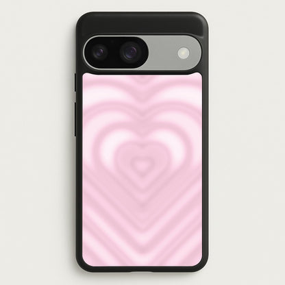 Drippy Love Heart Pink  - Clean Girl Aesthetic Phone Case for Google Pixel 9 / 9 Pro